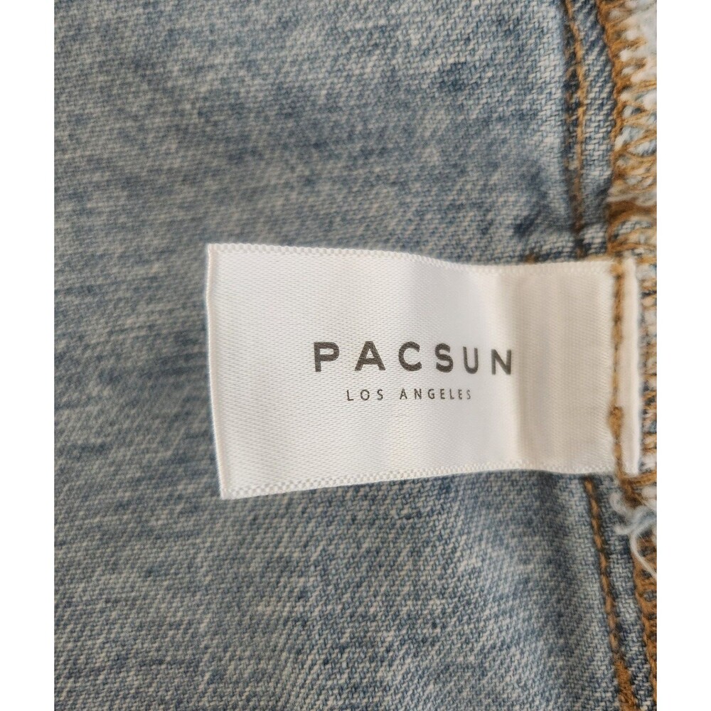 Pacsun Women's Junior Size Small Trivia Denim Overall Dress Light Wash W29 L15 - Picture 5 of 9